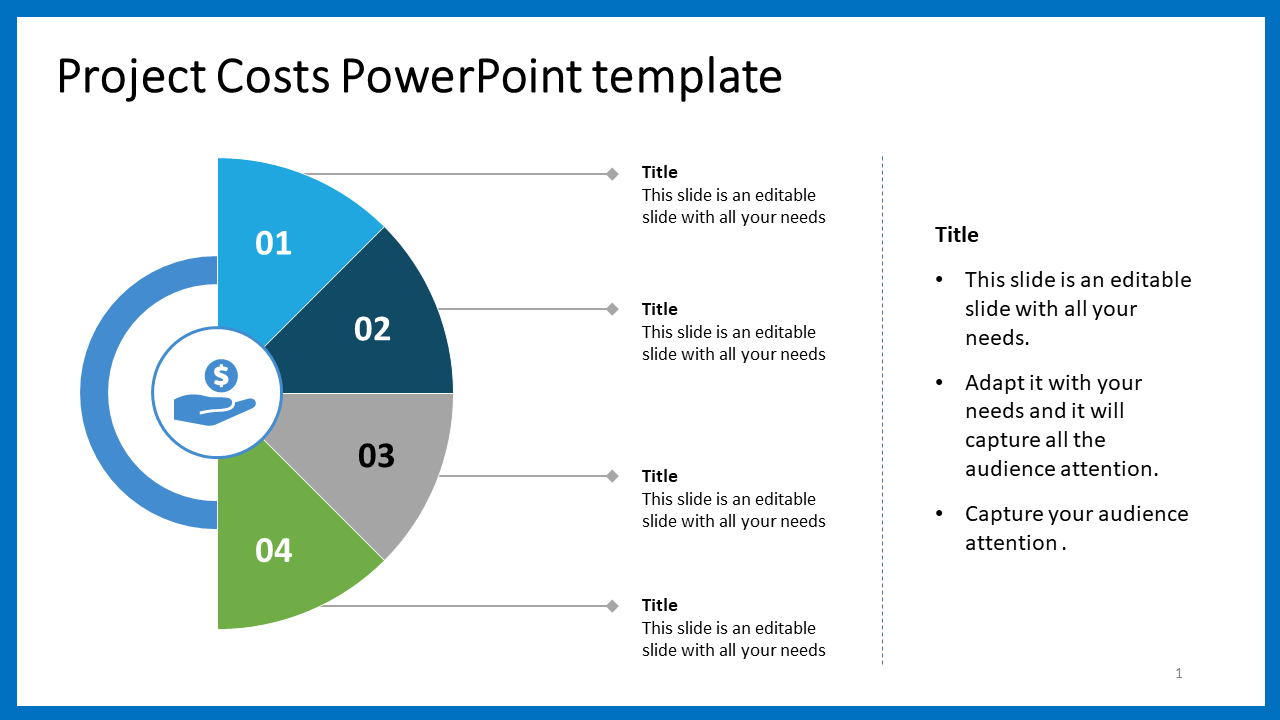 Awesome Project Costs Powerpoint Template Ppt Designs